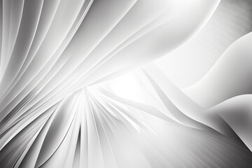 A Fresh Take on Abstract: A Background in Pure White Tones - Generative AI