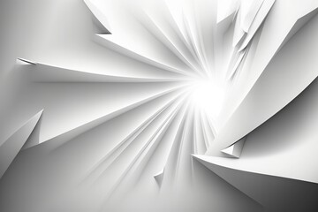 A Background of Blend: An Abstract Design in Soft White Tones - Generative AI