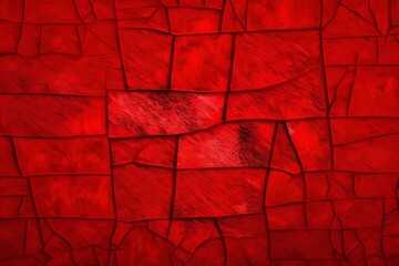 A Fiery Finish: A Beautiful Abstract Decorative Background on a Red Wall - Generative AI