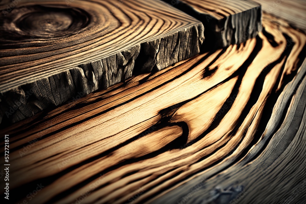 Poster from forest to canvas: the intricacy of tree texture captured in close-up