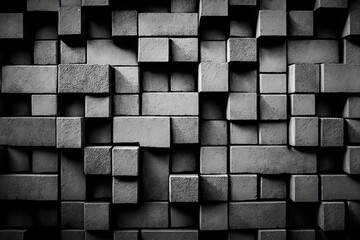 Minimalist Aesthetic: Gray Abstract Wall Background - Generative AI