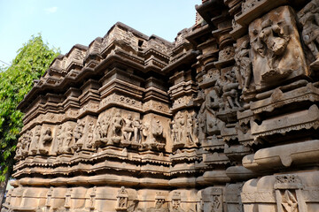 30 January 2023, Phaltan, Maharashtra, India, Jabreshwar Temple of lord shiva, this temple has...