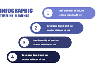infographic design template for  schedule and business concept
