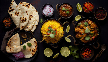 Mixed Indian food