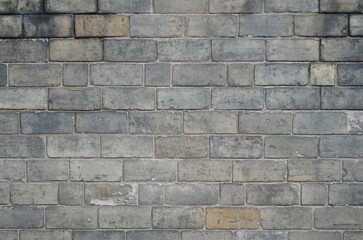Close Up of 19th Century Brick Wall