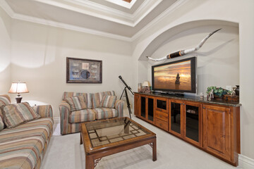 rural living room mansion in the american countryside 