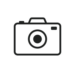 Camera Icon, Photography Logo, Simple Camera Vector, Camera Icon Vector, Photography Class Icon, Photo Icon, Vector Illustration Background