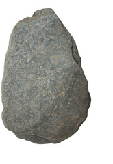 Fototapeta premium grey stone with no shadow isolated on transparent background