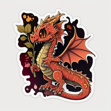 Cute Dragon sticker