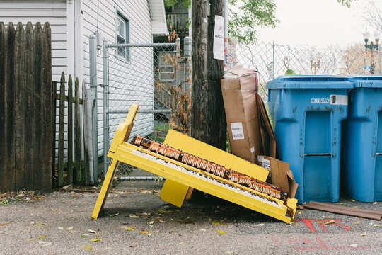 Broken Yellow Piano