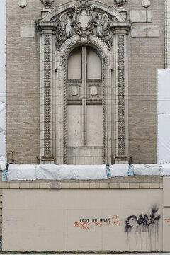 Facade of Old Theater