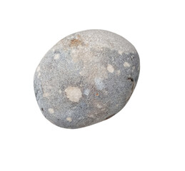 grey stone with no shadow isolated on transparent background