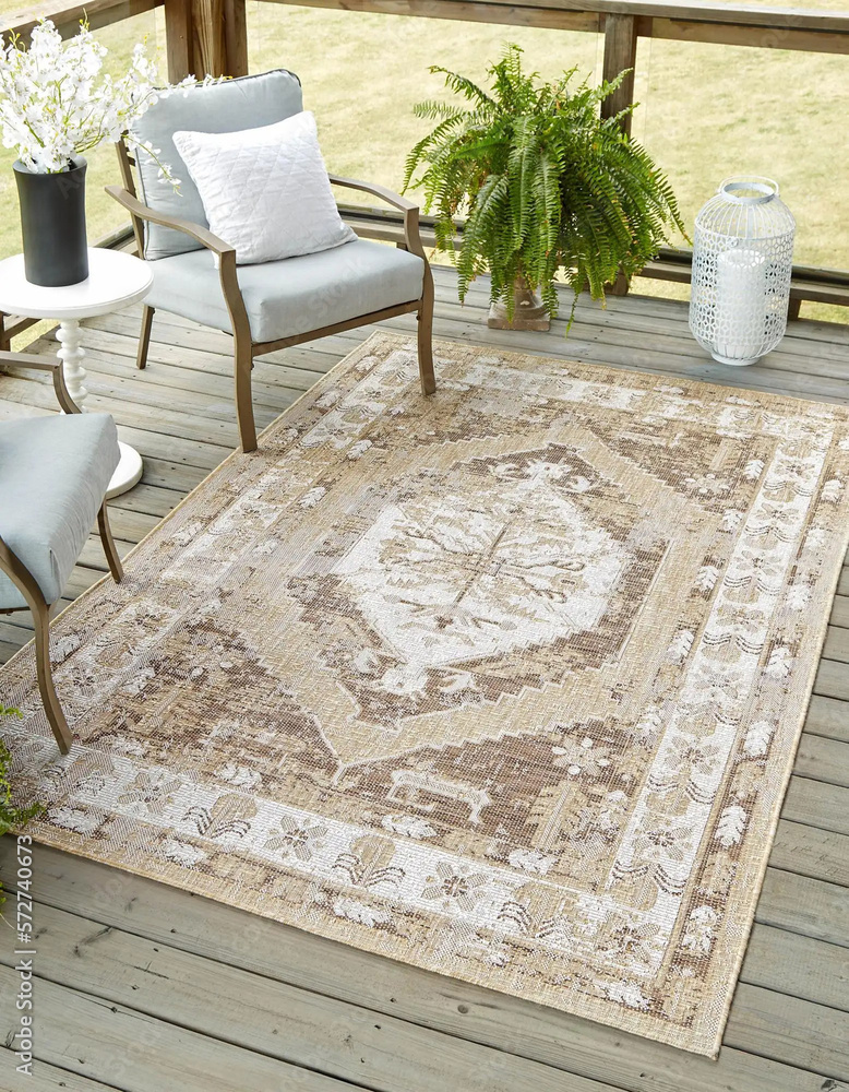 Wall mural traditional outdoor area carpet