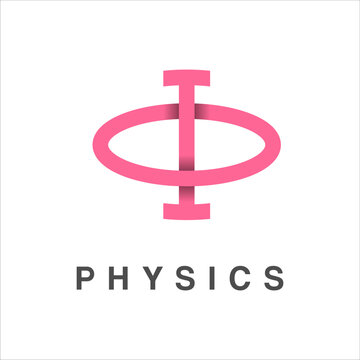 Phi latin symbol letter vector icon design vector. usable for logo physics