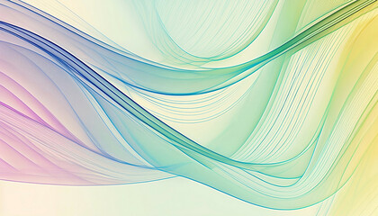 abstract drawing fractal waves background, new quality universal colorful joyful fashion stock image illustration wallpaper design, generative ai