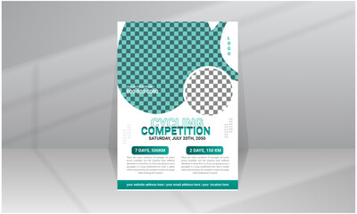 Championship Competition Sports Background Flyer, Leaflet, Poster Design Template