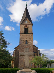 Fototapeta na wymiar Neue Kirche Bad Suderode. Sachsen-Anhalt, Deutschland 
