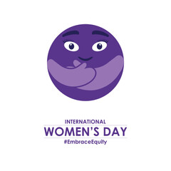 Fototapeta premium activism, empowerment, postcard, international womens day, womens, support, embrace equity 2023, feminist, international women day, women's day, iwd2023, greeting card, typography, feminism, freedom, 