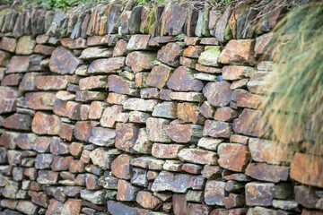 Stone walls in Cornwall, UK.