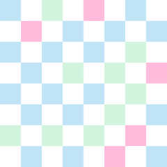 Colorful pastel checkerboard pattern background.