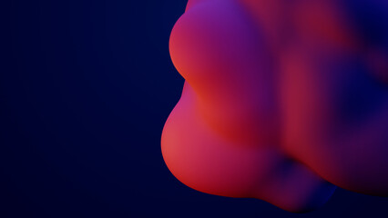 Metaverse 3d render morphing animation pink purple abstract metaball metasphere bubbles art sphere blue background backdrop vr space moving meta balls shapes motion design fluid liquid of presentation