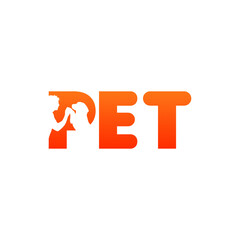 Pet dog logo design 