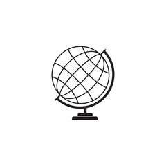 Fototapeta premium geography icon symbol sign vector