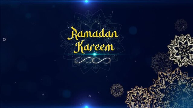 Ramadan Kareem, Ramadan Background, Ramadan video, Ramadan Design, Background, blue mosque