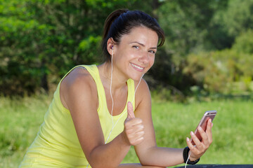 portrait of a professional woman runner