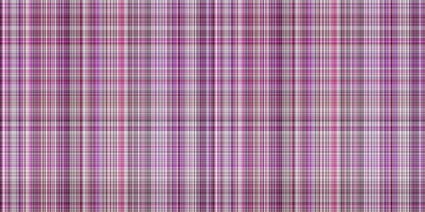 Viva magenta tartan seamless border. Gingham plaid kitchen cloth in color of the year 2023. Gingham trim. 