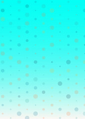 Light blue dot pattern vertical background illustration, Simple and elegant design. Smooth color  template. Suitable for banner, poster, advertising. and various other design works