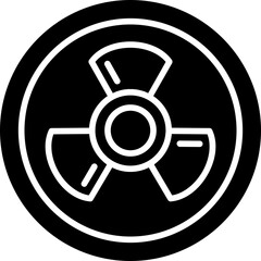 Obraz premium Radiation Icon