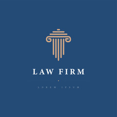 Justice emblem for law and order.