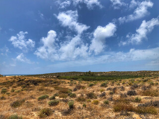 Obraz premium Scenic view of nature reserve near Armacao de Pera