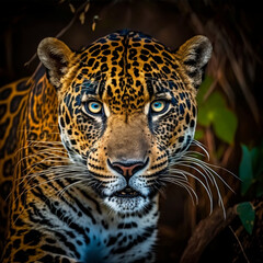 portrait of a jaguar