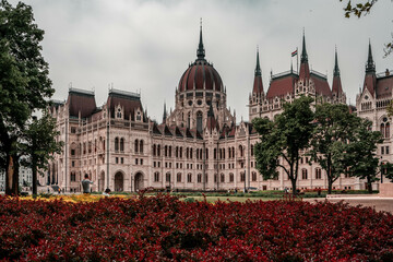 The Parliament Building in Budapest, Hungary