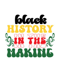 Fototapeta premium Black History SVG Bundle, svg dxf eps png format, layered cutting files, clipart die cut cricut silhouette, african american svg, black history svg, black history month, eps, Black History Month SVG 