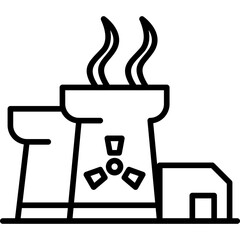 Nuclear Plant Icon