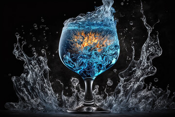 splash of water cocktail 