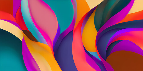 abstract watercolor background, generative ai illustration