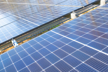 Solar panels. Alternative energy sources..