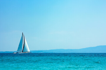 Fototapeta premium A Sea on nature travel trip background