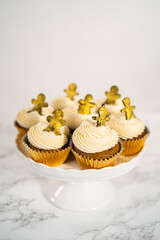 Gingerbread cupcakes