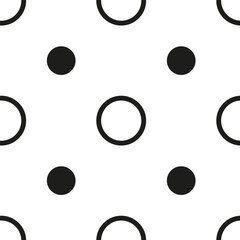 seamless abstract geometric pattern from circles