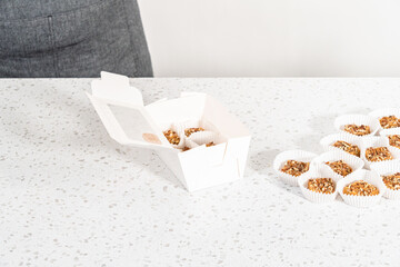 Pumpkin spice fudge with pecans