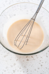 Simple vanilla bundt cake from box cake