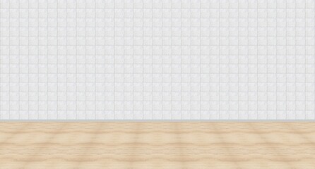 Virtual room zoom background, White ceramic wall, Brown parquet flooring, Wood flooring Wall Tile Laminate flooring, Wood floor, angle, household