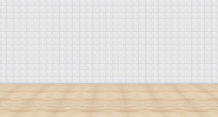 Virtual room zoom background, White ceramic wall, Brown parquet flooring, Wood flooring Wall Tile Laminate flooring, Wood floor, angle, household