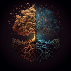 the tree of life alternatively illustration