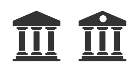 Bank vector icons collection